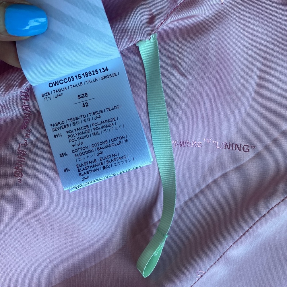Off-White Mini “Skirt” in “Pink” - Size 42 NWOT - Picture 6 of 13